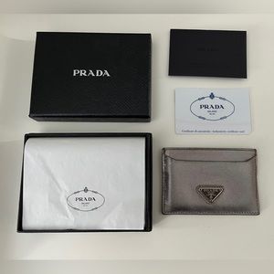Prada Saffiano Leather Card Holder